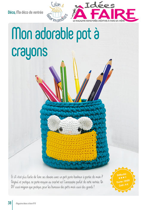 Pot à crayons Idées Cadeaux