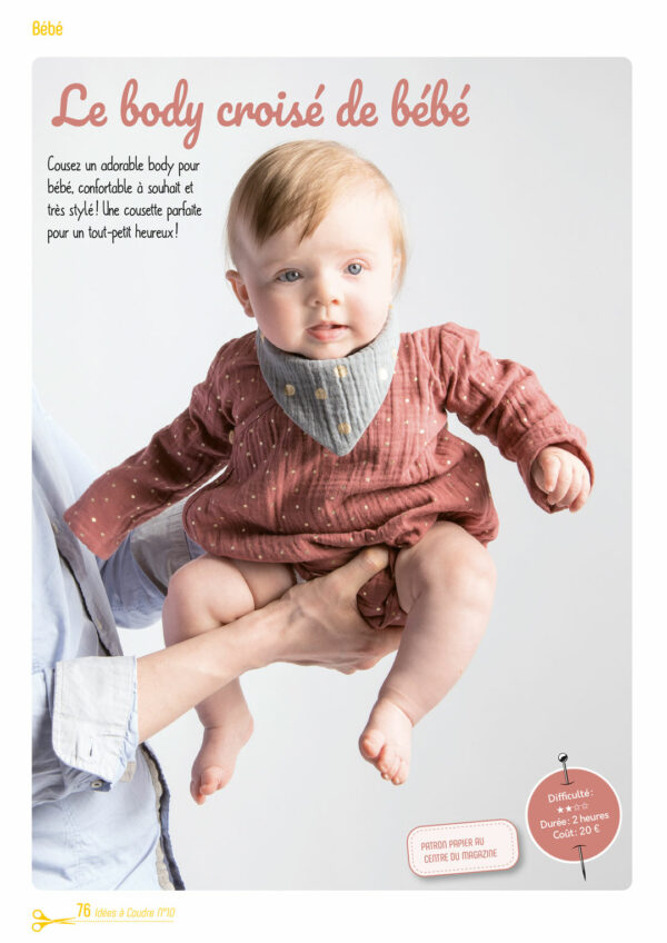 Body bébé Idées à Coudre N°10