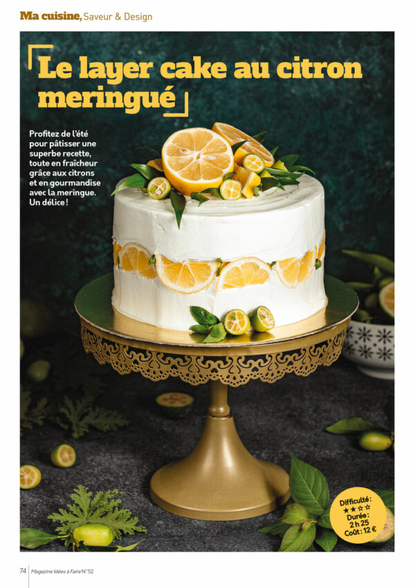 Tuto gâteau au citron dans Idées à Faire N°52