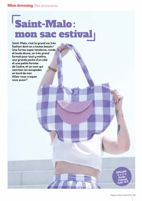 Le sac Saint Malo dans Idées à Faire N°52