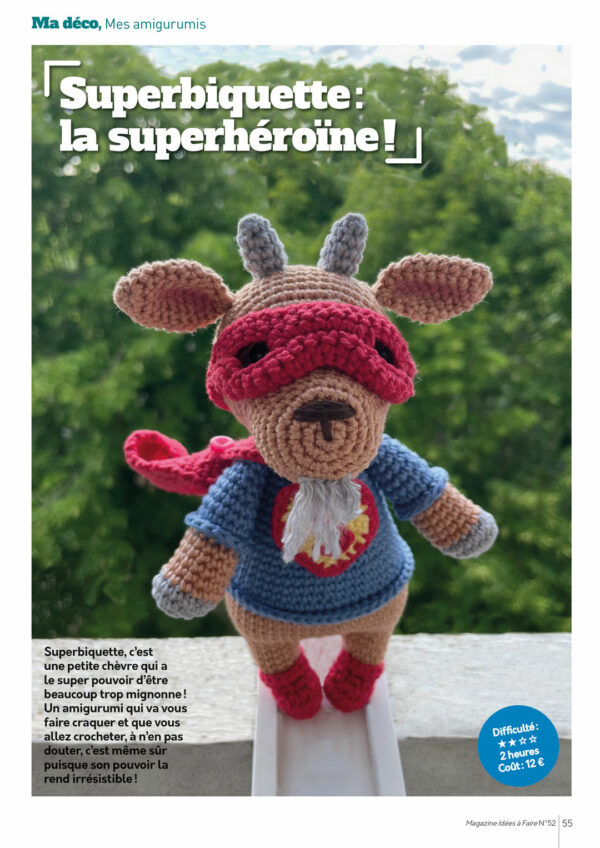 Superbiquette l'amirurumi dans Idées à Faire N°52