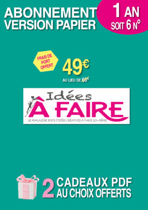 Affiche abonnement Idées à Faire 1 AN