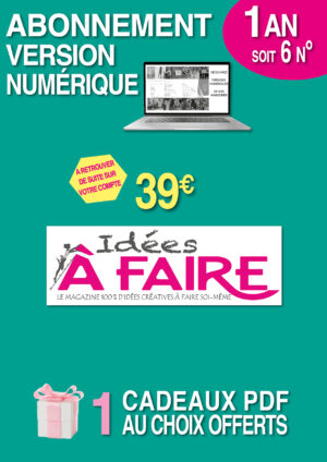 Affiche abonnement Idées à Faire 1 AN PDF