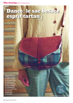 Sac à main tartan Idées à Faire numéro 53