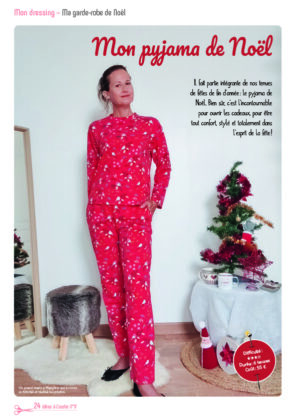 Pyjama de Noël chez Idées à Coudre